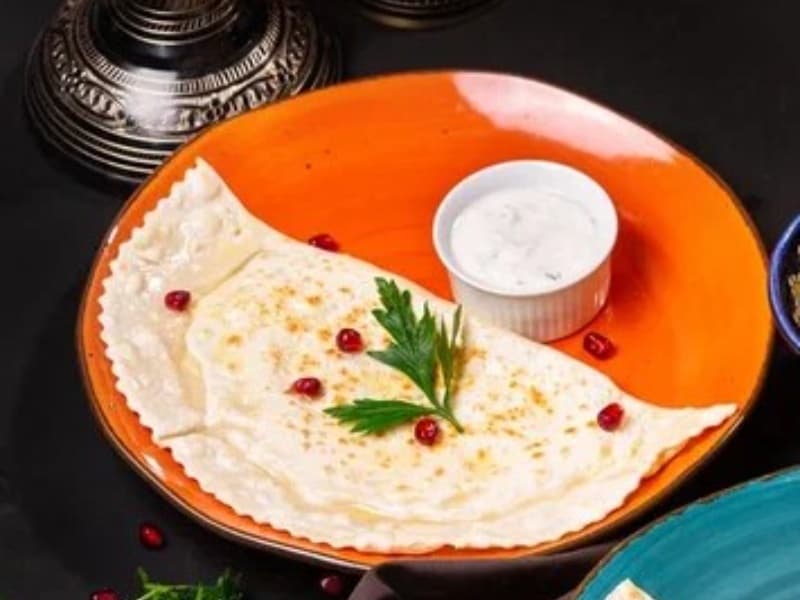 Кутаб с курицей